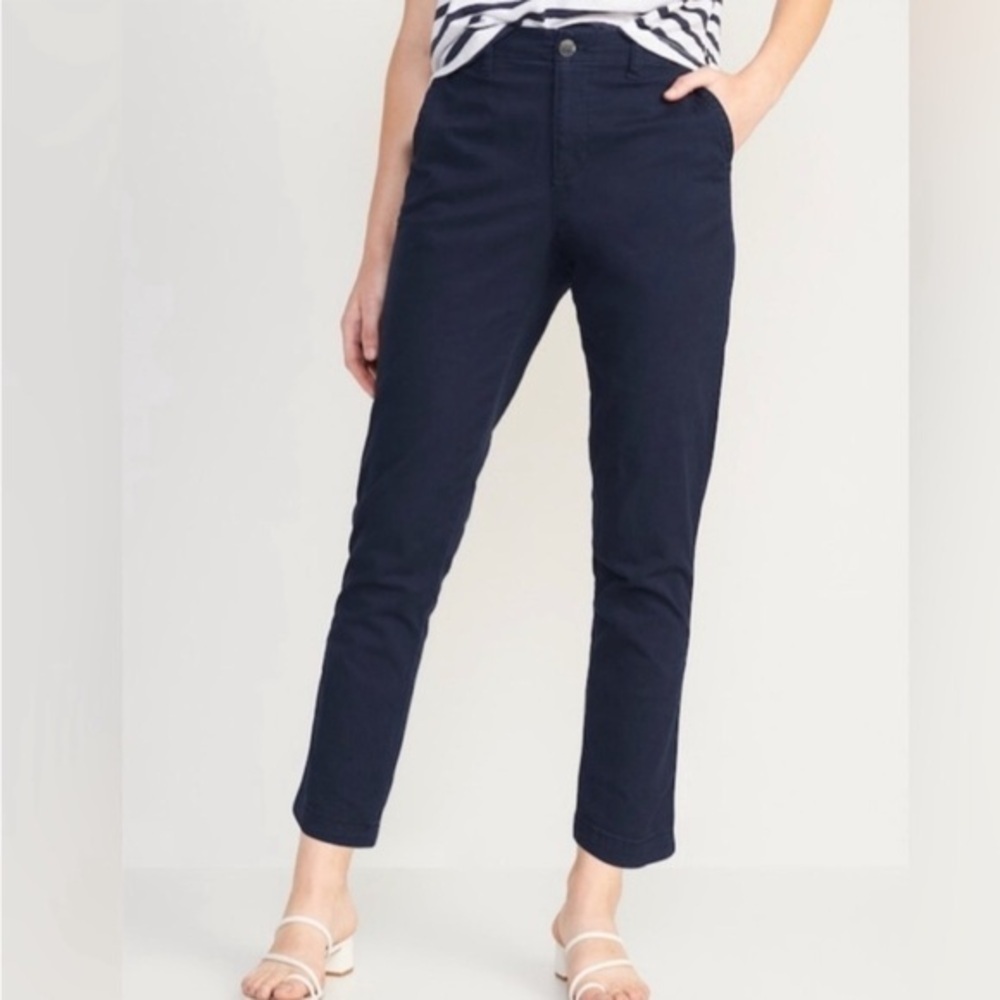 Old Navy Dark Blue Women's Straight Leg Pants